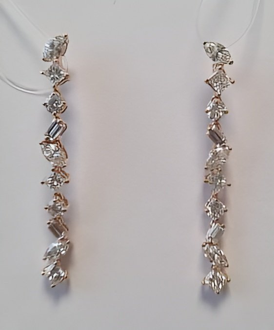 Серьги Damiani 81092664 3.58гр 1.94крт