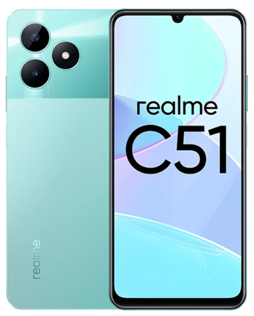 Смартфон Realme C51 4/128Gb Mint Green купить,NaN