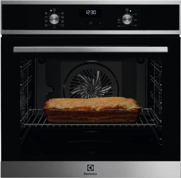 Газовый духовой шкаф Electrolux OED5H70X черно-серебристый