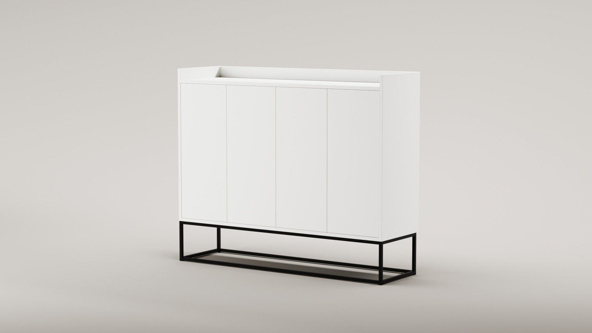 Комод Ladomi Фьюжн, 97.20x35.40x118.4 см, белый купить,NaN