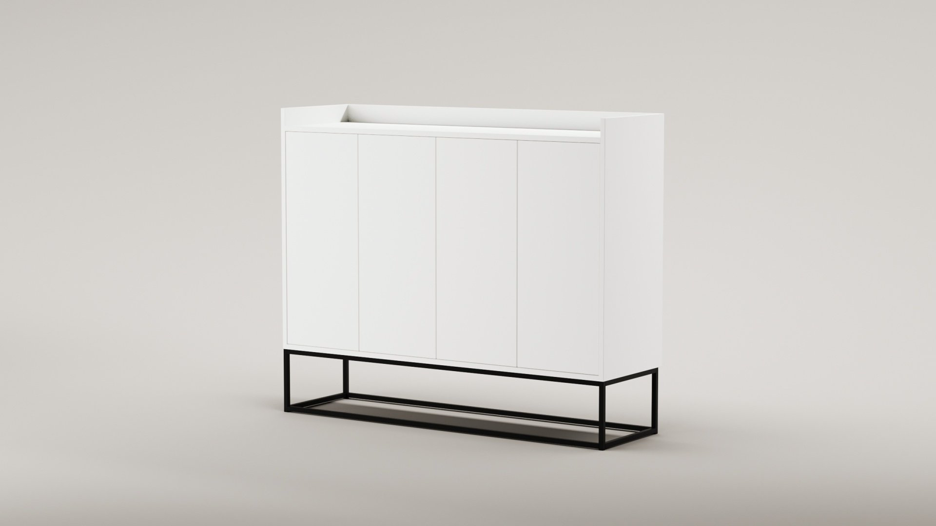 Комод Ladomi Фьюжн, 97.20x35.40x118.4 см, белый купить,NaN