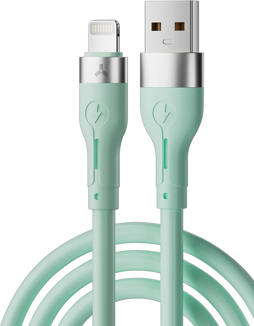 Кабель Accesstyle AL24-S100 USB - Lightning Light Green 