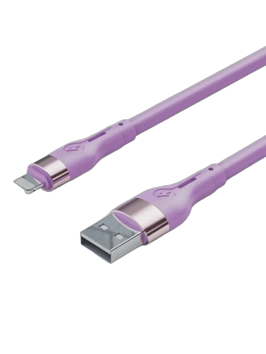 Кабель Accesstyle AL24-S100 USB-Lightning Violet купить,0