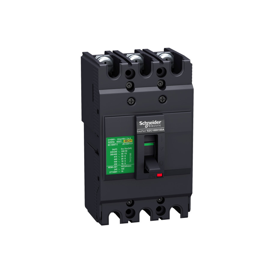 Автоматический выключатель Schneider Electric EZC100F3100 Easypact 3P 100A