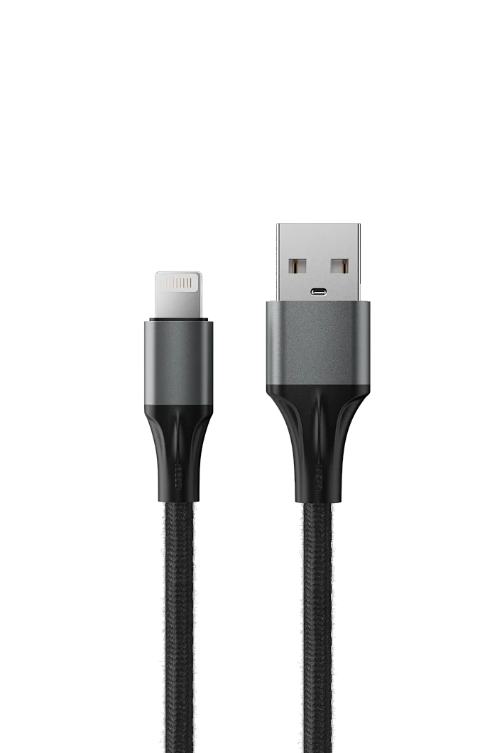 Кабель Accesstyle AL24-F200M USB - Lightning Black