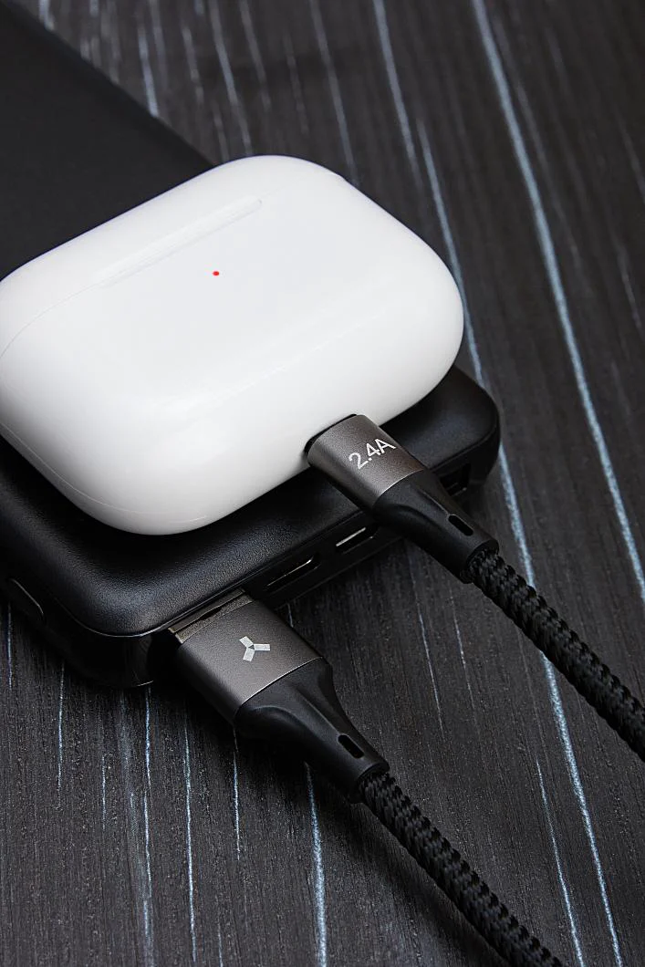 Кабель Accesstyle AL24-F100M USB - Lightning Black