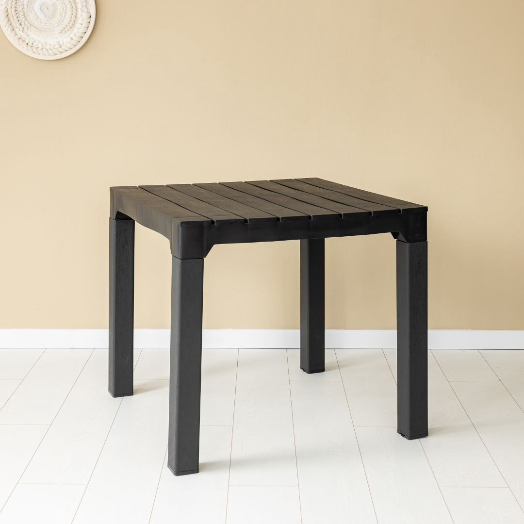 Садовый стол Urbio Кант 40-704-1 78х78х73см черный купить,NaN