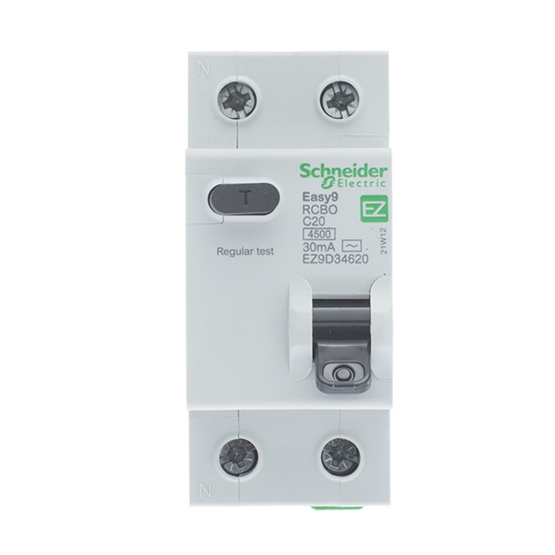 Автоматический выключатель Schneider Electric EASY9 1P+N C 20А 30мА AC - ForteMarket Автоматический выключатель Schneider Electric EASY9 1P+N C 20А 30мА AC купить,21922