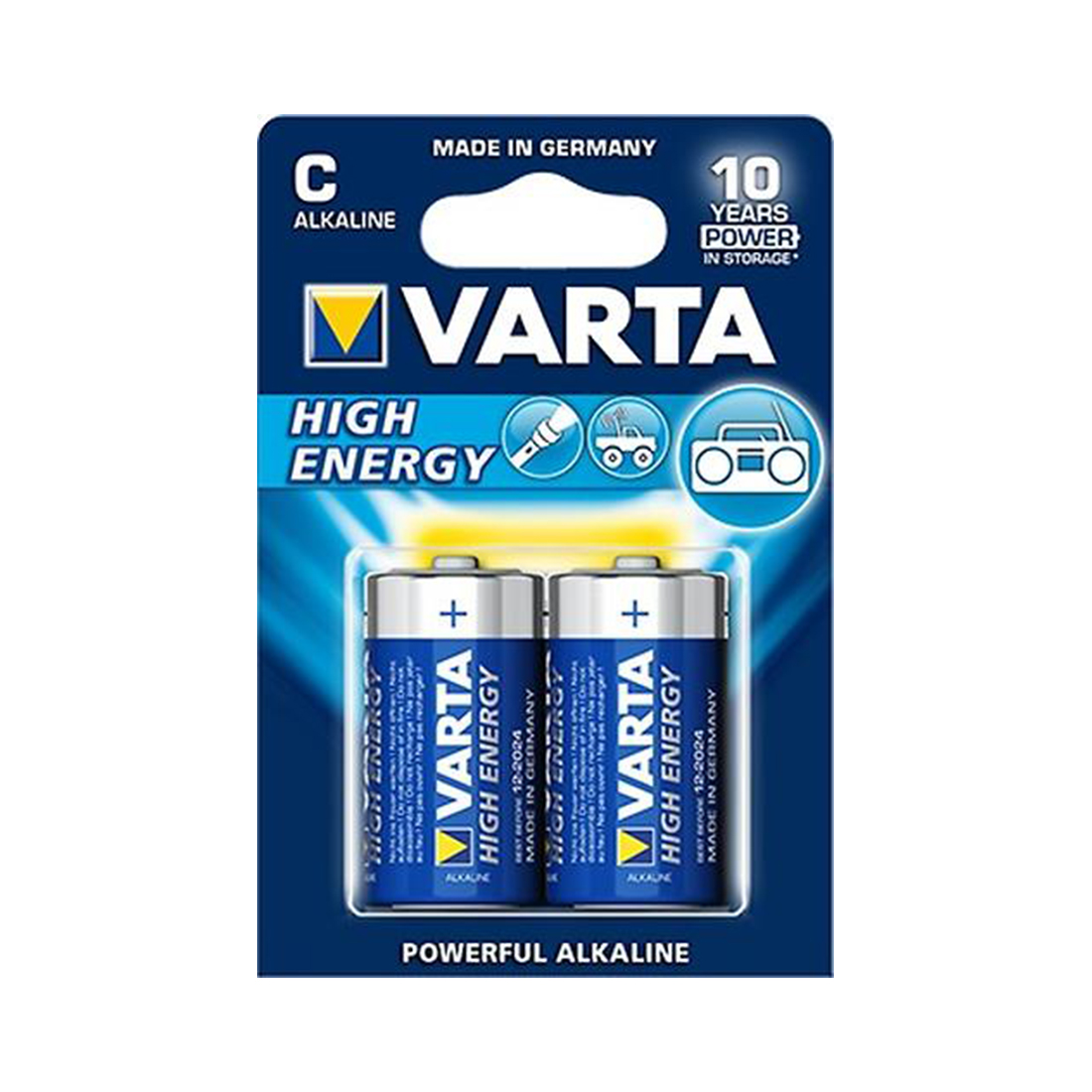 Батарейка Varta High Energy (LL Power) Baby 1.5V - LR14/ C 2шт купить,NaN