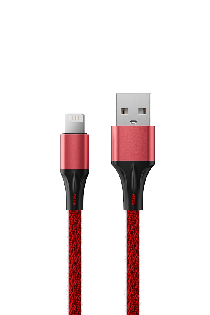 Кабель Accesstyle AL24-F200M USB - Lightning Red