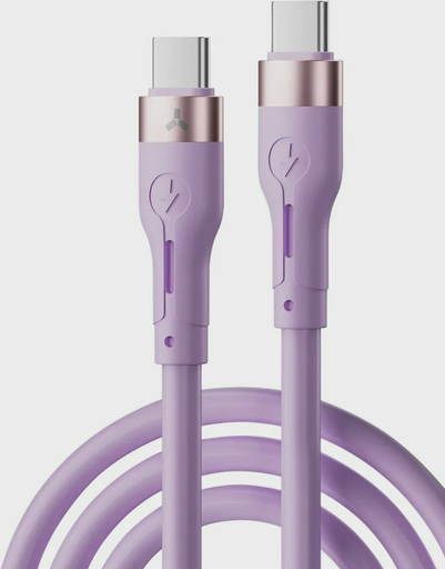 Кабель Accesstyle CC30-S100 Type-C-Type-C Violet