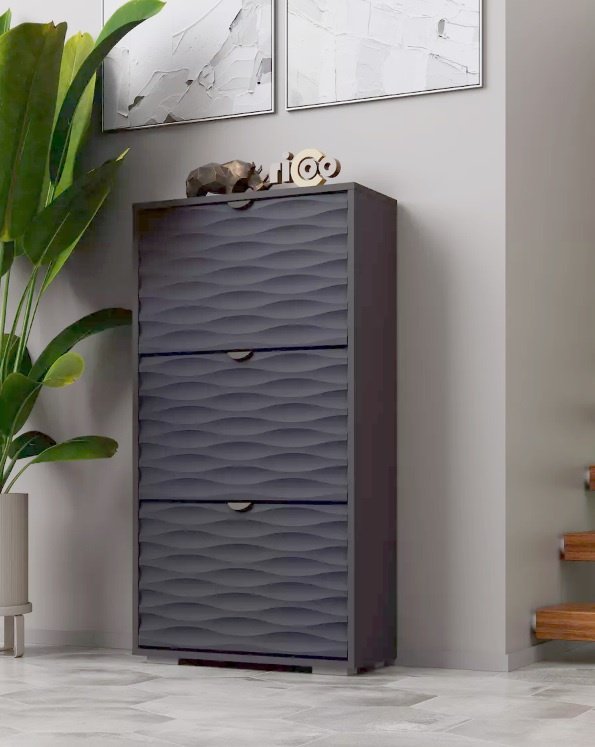 Обувница Ricoo 60x25x111 см, ЛДСП, МДФ купить,NaN