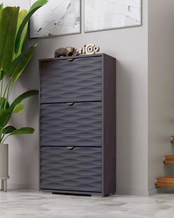 Обувница Ricoo 60x25x111 см, ЛДСП, МДФ купить,NaN
