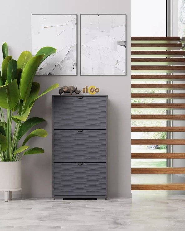 Обувница Ricoo 60x25x111 см, ЛДСП, МДФ купить,NaN