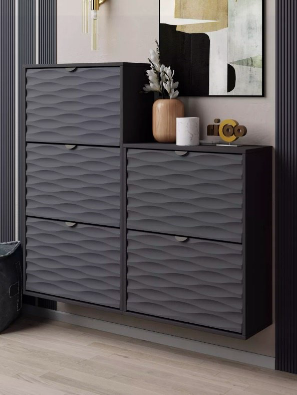 Обувница Ricoo 60x25x111 см, ЛДСП, МДФ купить,NaN