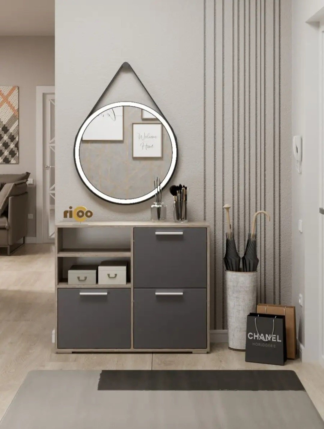 Обувница MassLite 96x24x79 см, ЛДСП купить,NaN
