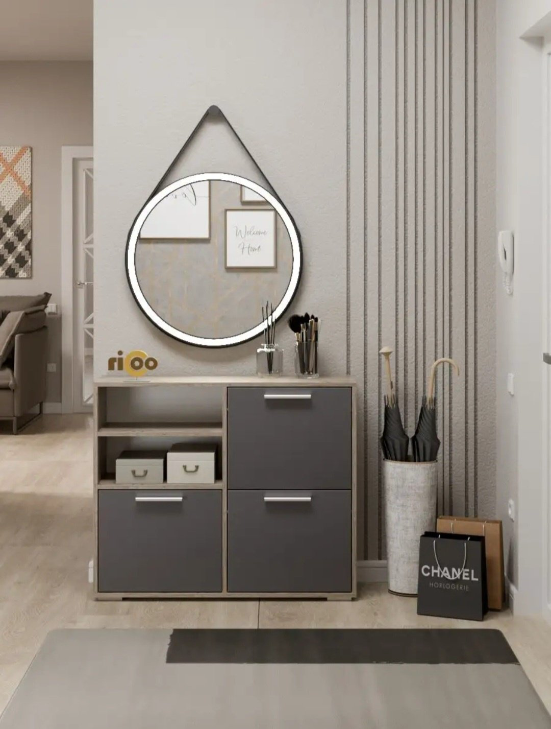 Обувница MassLite 96x24x79 см, ЛДСП купить,NaN