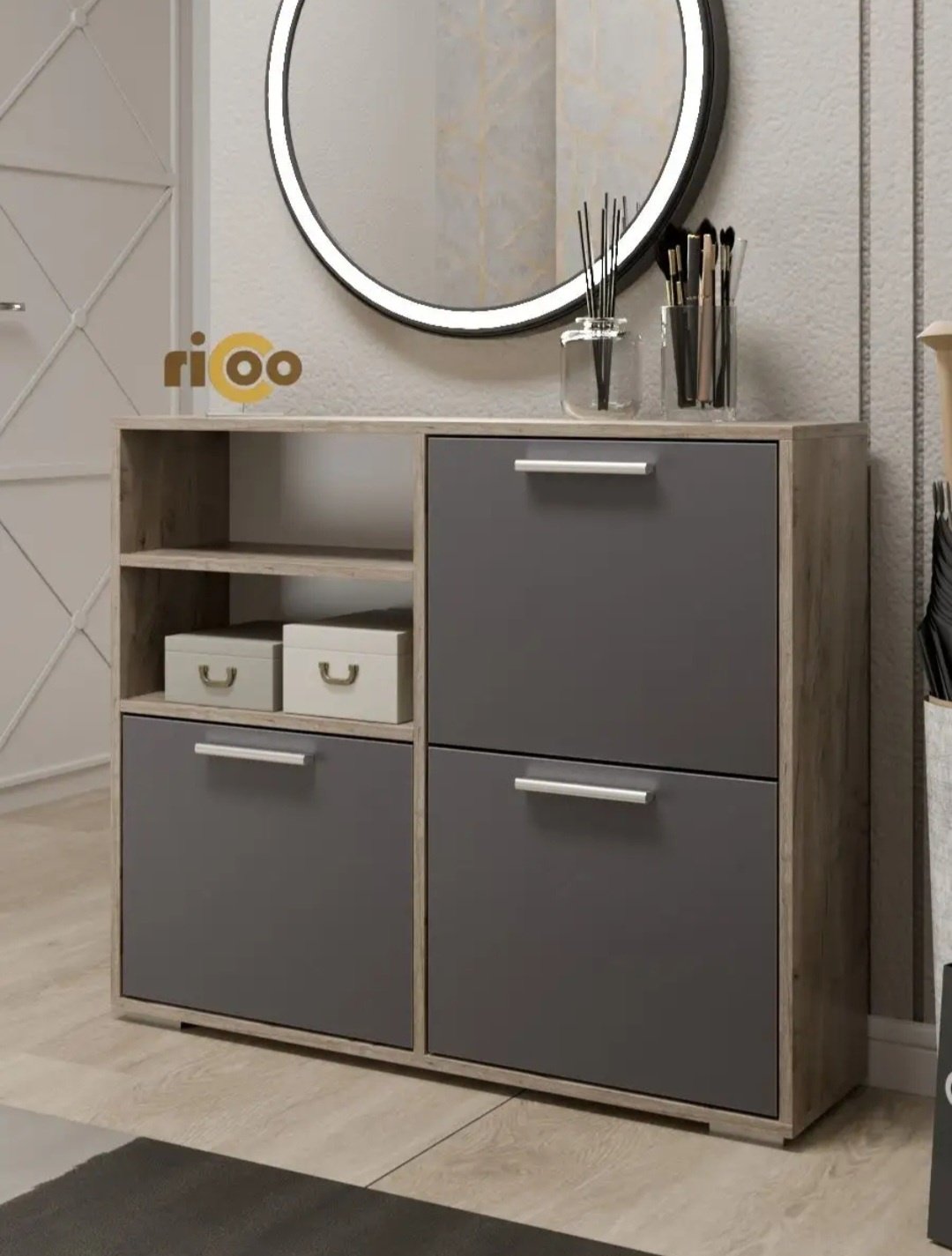Обувница MassLite 96x24x79 см, ЛДСП купить,NaN