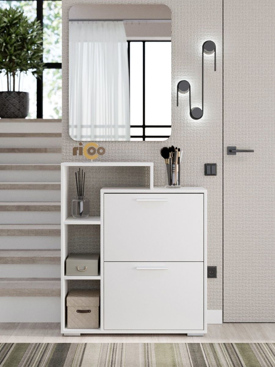 Обувница Ricoo 74x24.30x90 см, ЛДСП купить,NaN
