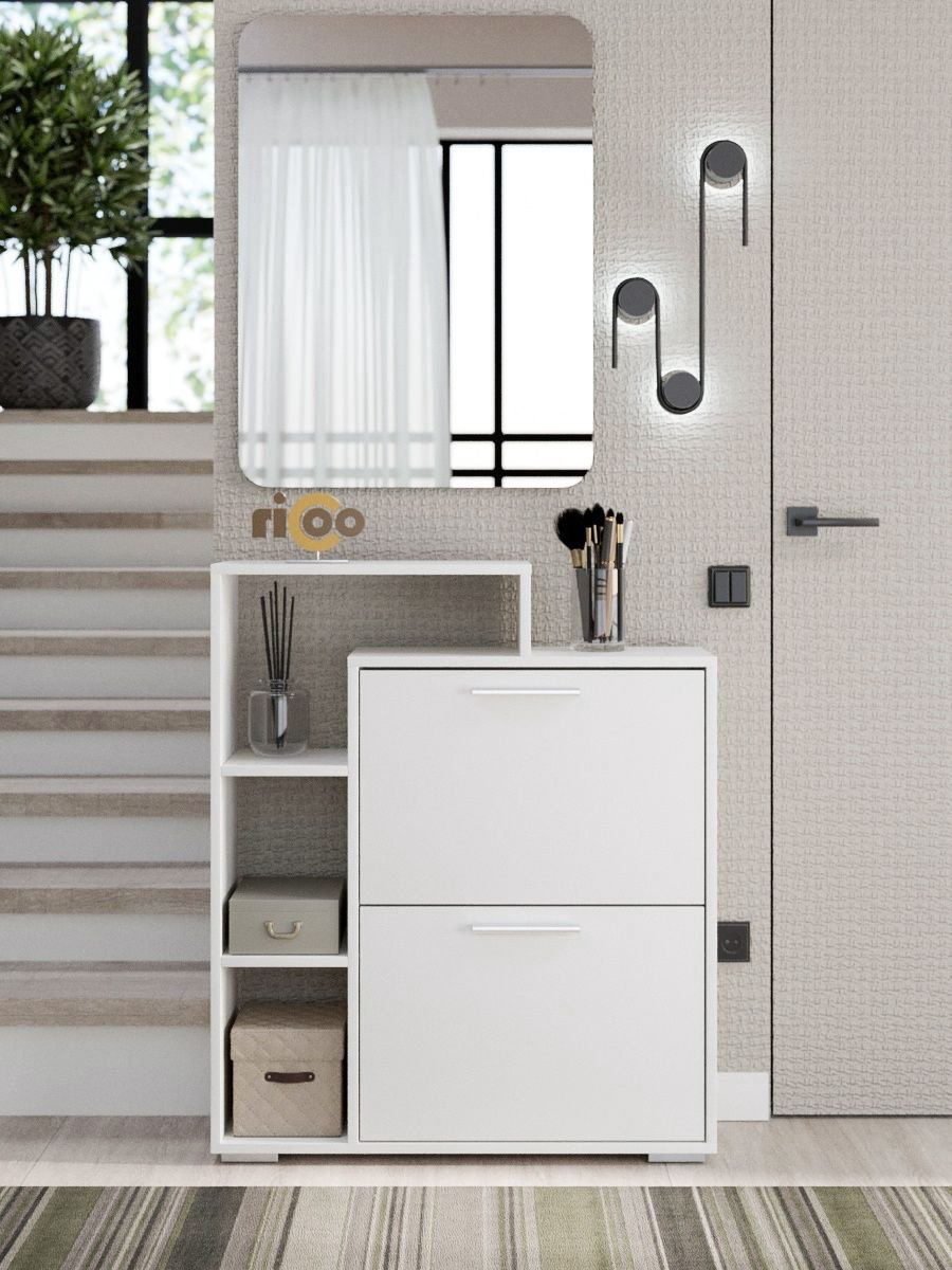 Обувница Ricoo 74x24.30x90 см, ЛДСП купить,NaN