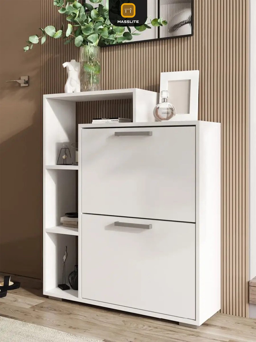 Обувница MassLite 76x24.50x88 см, ЛДСП купить,NaN