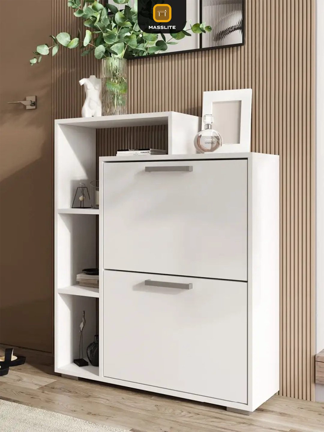 Обувница MassLite 76x24.50x88 см, ЛДСП купить,NaN