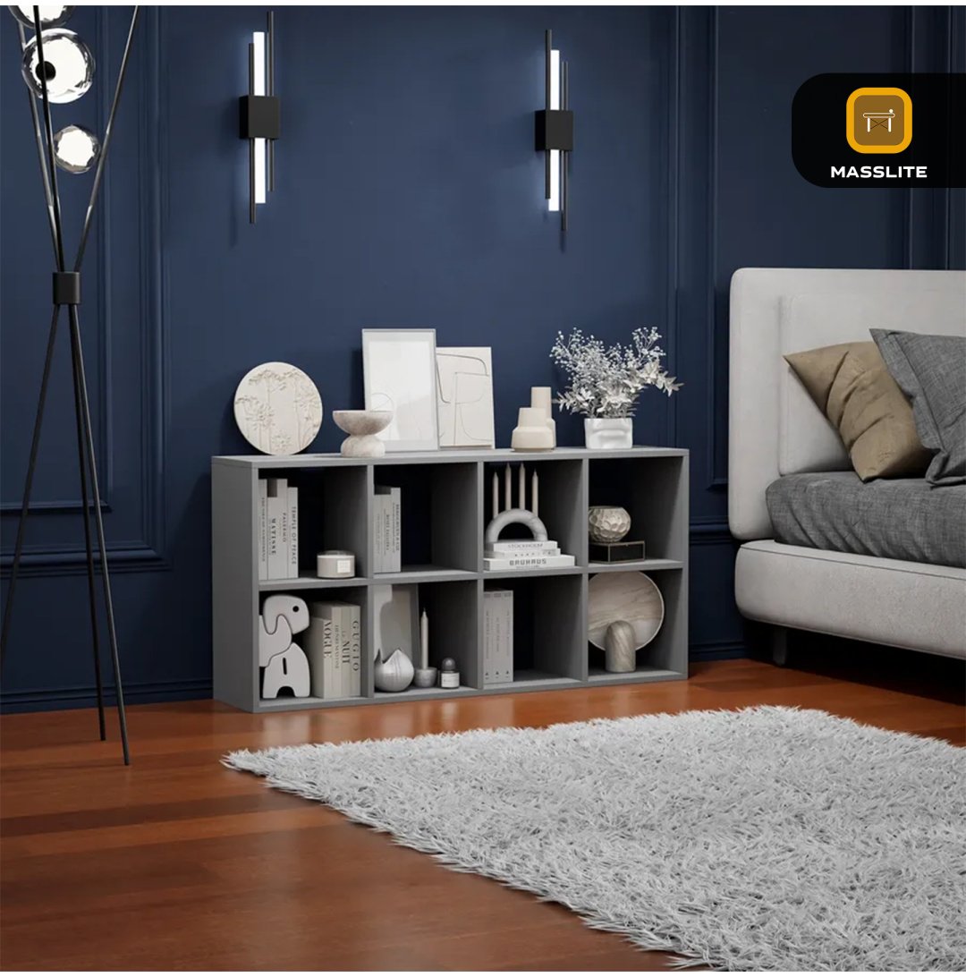 Стеллаж напольный MassLite ZHM-000137, 58x25x116.4 см, темно-серый купить,NaN
