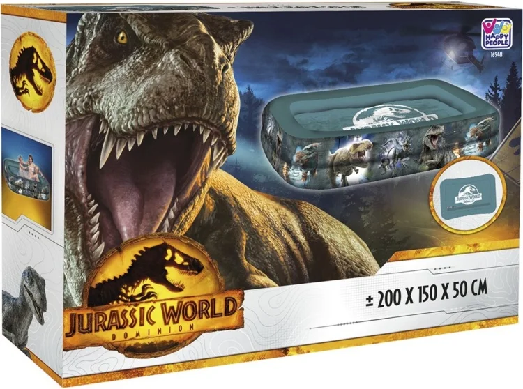 Бассейн Happy People Jurassic World 16948 Blue купить,0