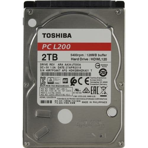 Жесткий диск Toshiba HDWL120UZSVA/HDKGB84ZKA01T 2Tb