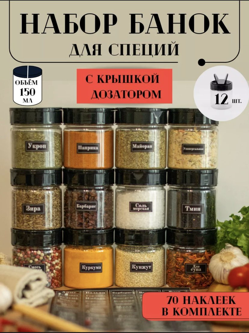 Набор для специй 681281, пластик купить,NaN