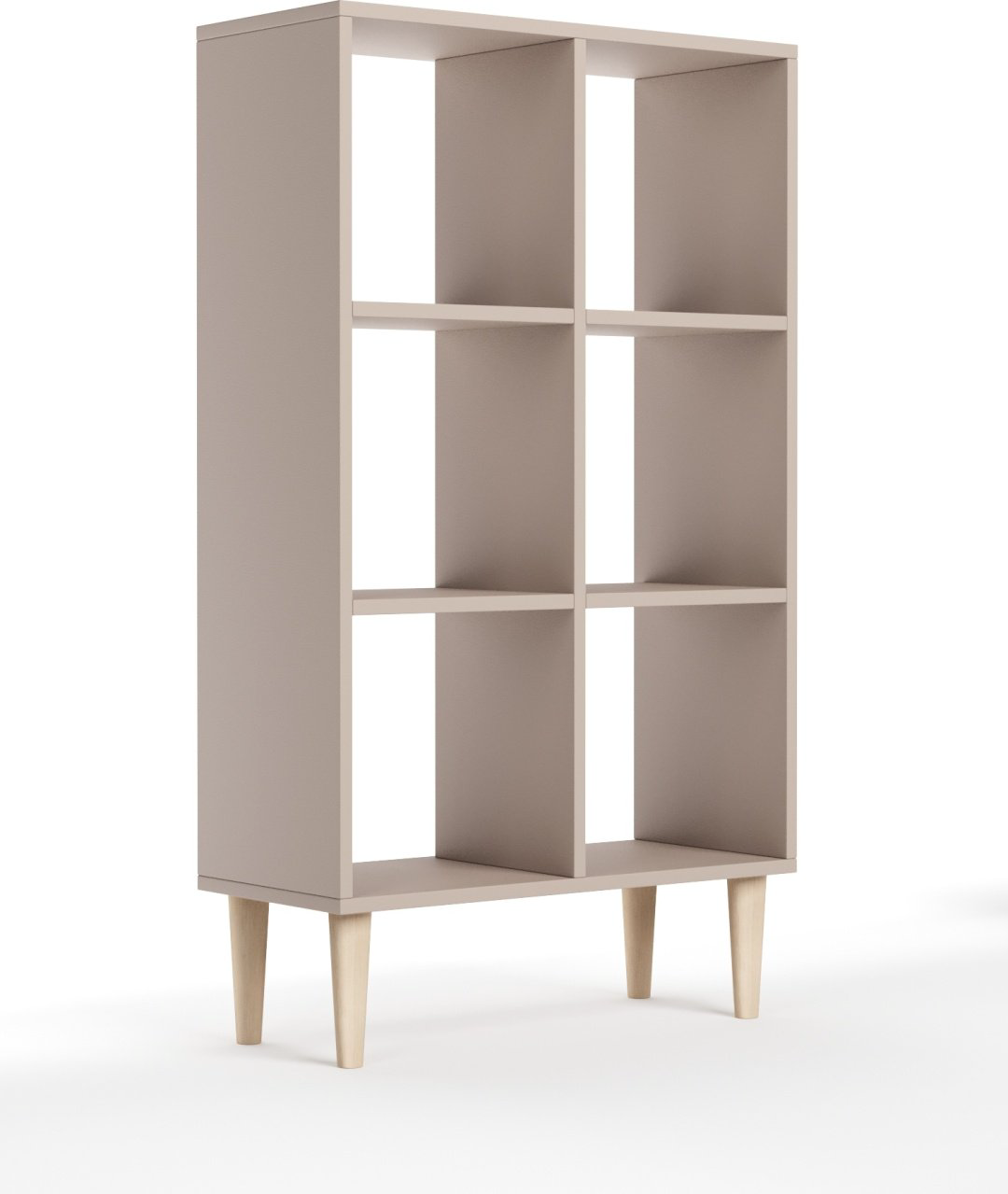 Стеллаж напольный MONOFIX, 69x30x120.4 см, бежевый, светло-коричневый купить,NaN