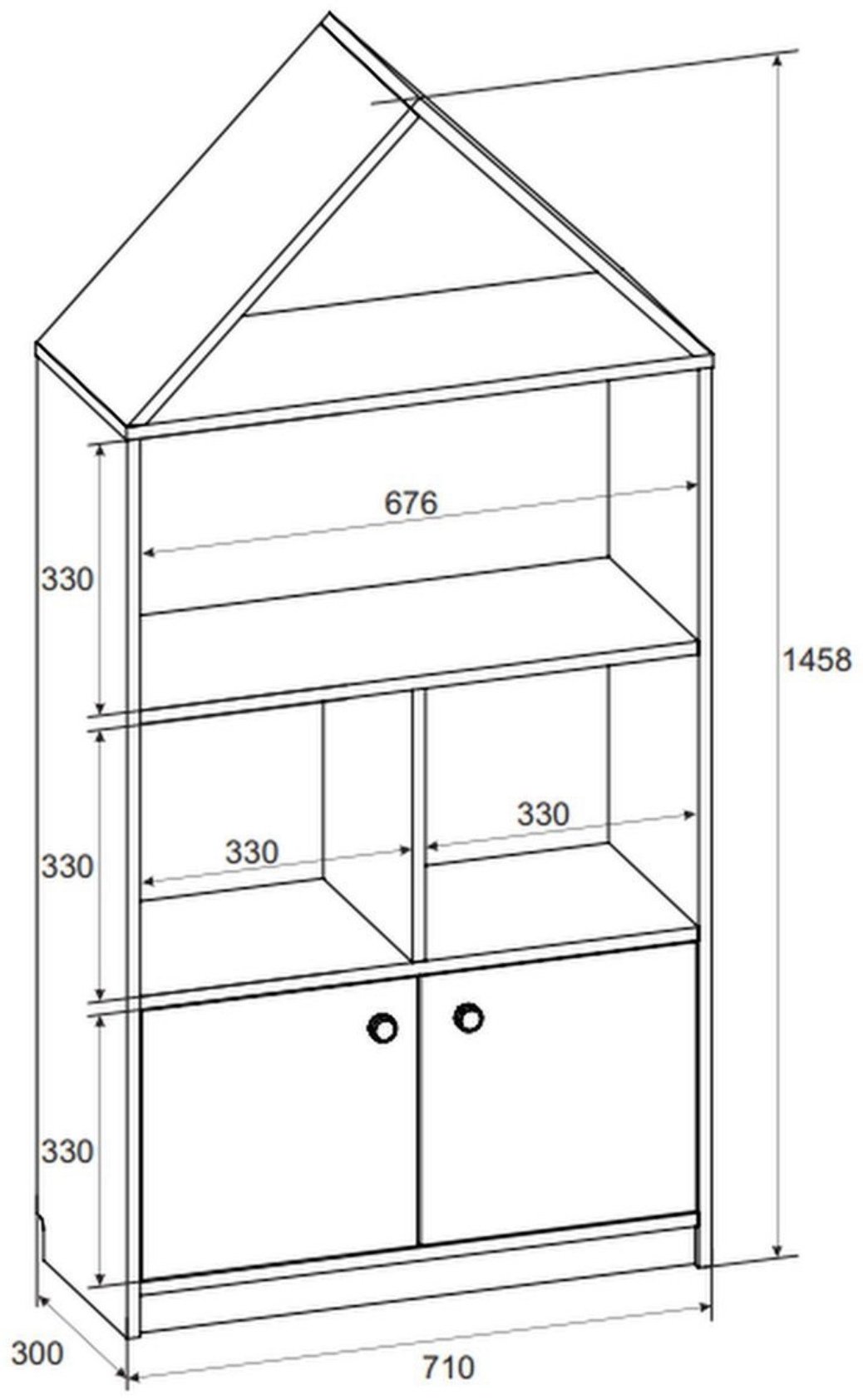 Стеллаж напольный 124067943, 71x30x146 см, розовый купить,NaN