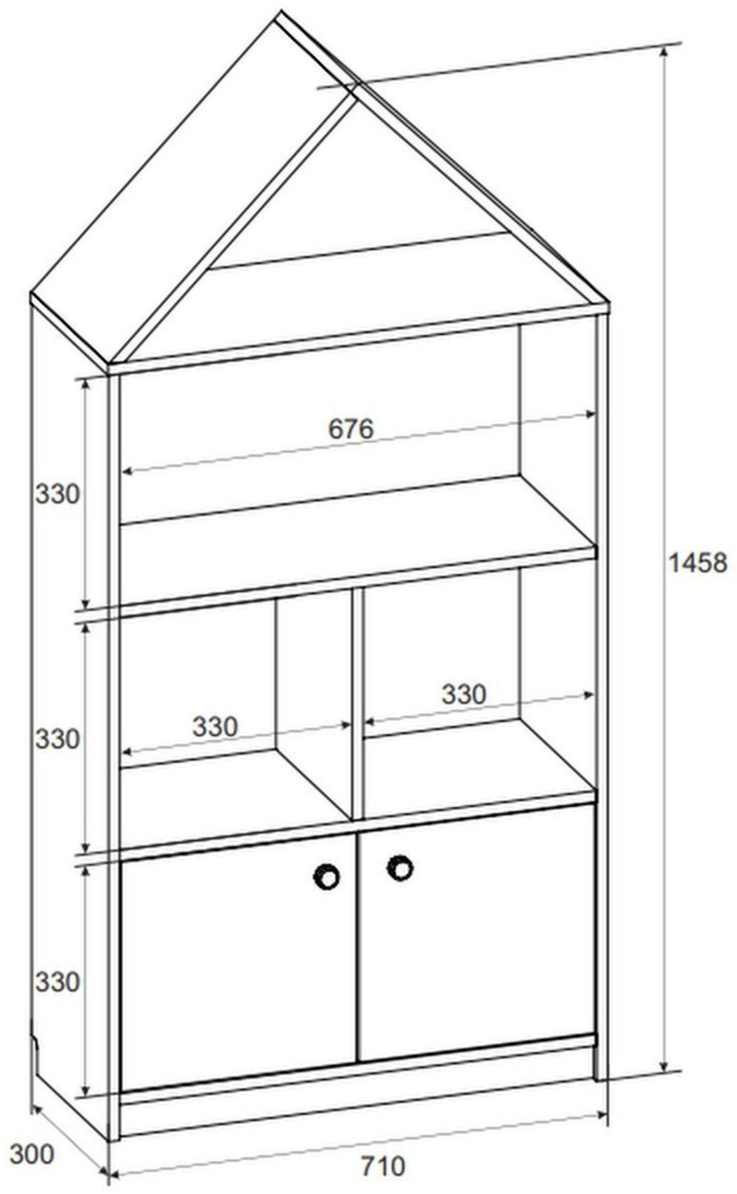 Стеллаж напольный 124067943, 71x30x146 см, розовый купить,NaN