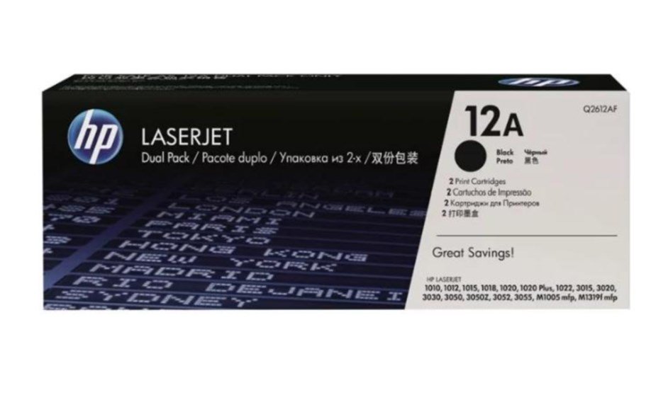 Картридж HP Q2612AF черный купить,NaN