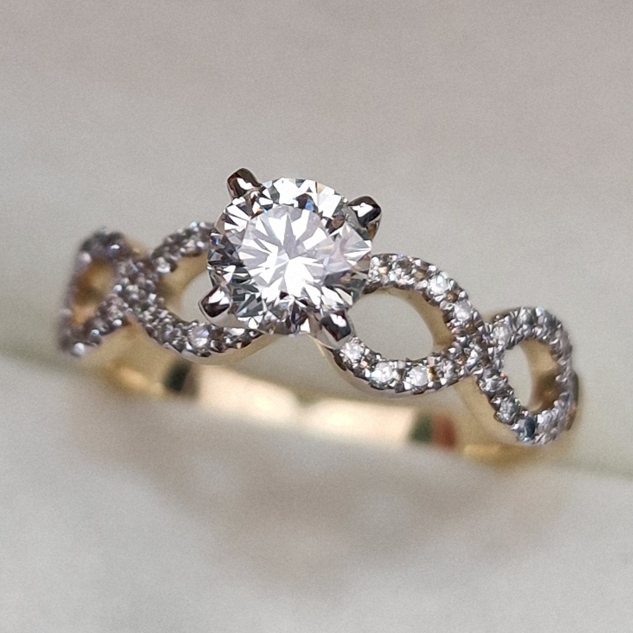 Кольцо Deimantas 99241376 16,5р 2,59гр 0,70ct. купить,NaN