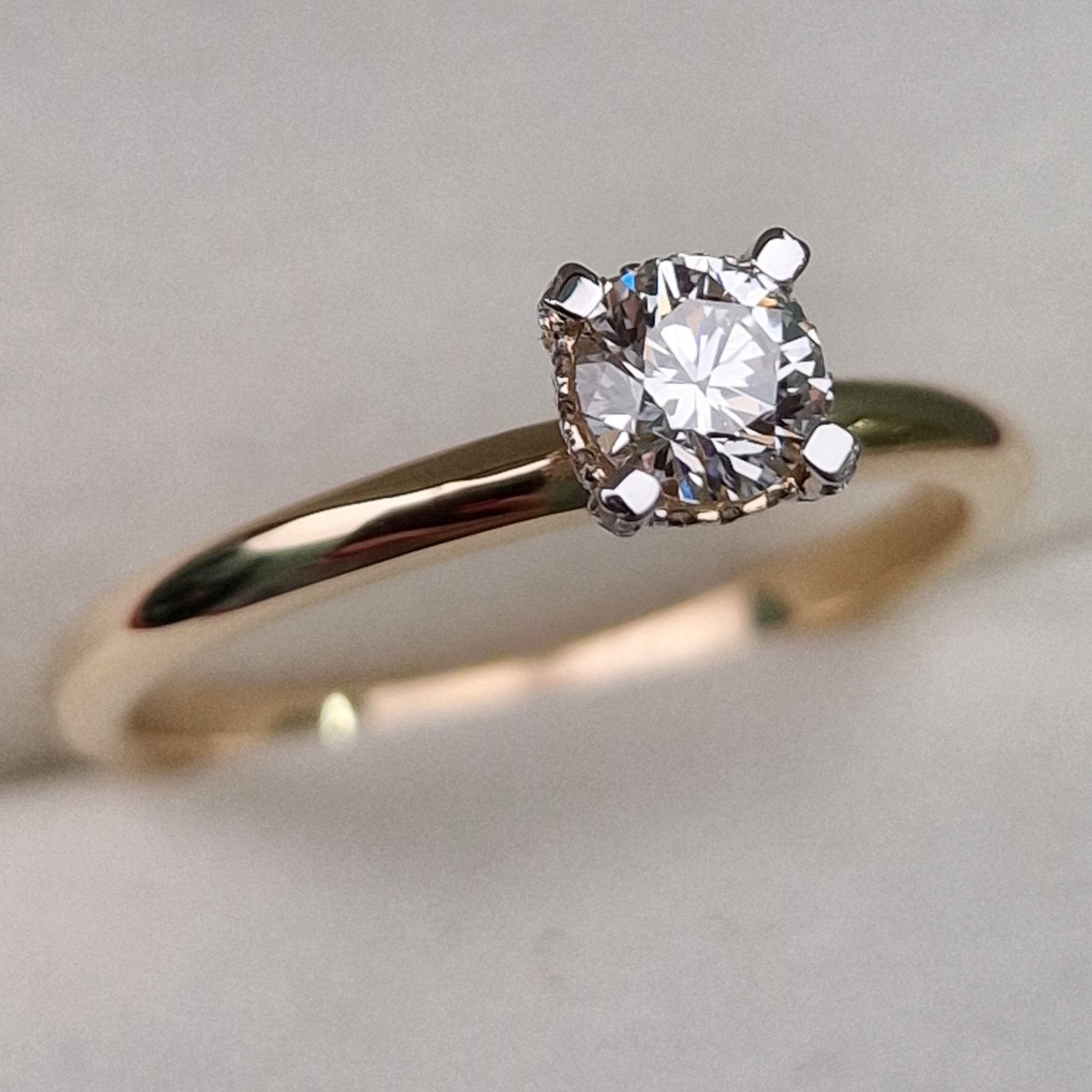 Кольцо Deimantas 99250796 16,5р 2,35гр 0,38ct. купить,NaN