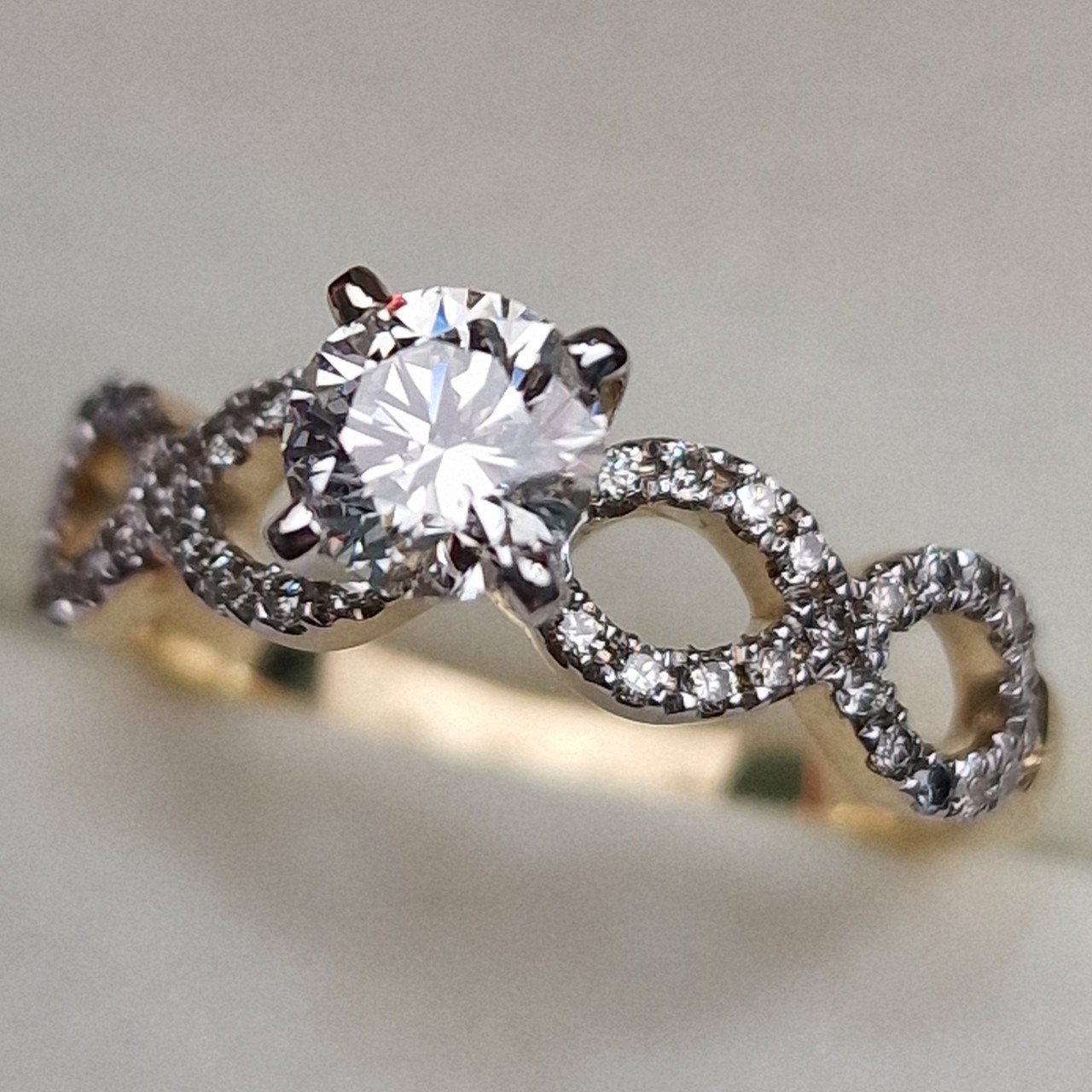 Кольцо Deimantas 99241376 16,5р 2,59гр 0,70ct. купить,NaN