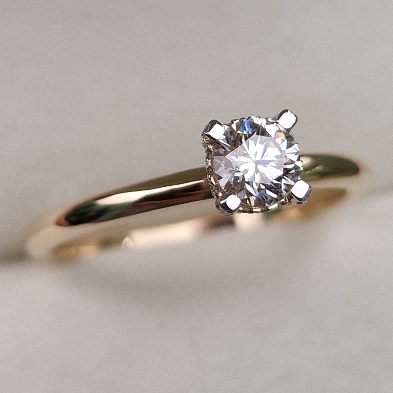 Кольцо Deimantas 99250796 16,5р 2,35гр 0,38ct. купить,NaN
