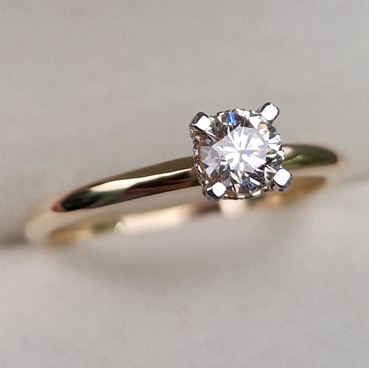 Кольцо Deimantas 99250796 16,5р 2,35гр 0,38ct. купить,NaN