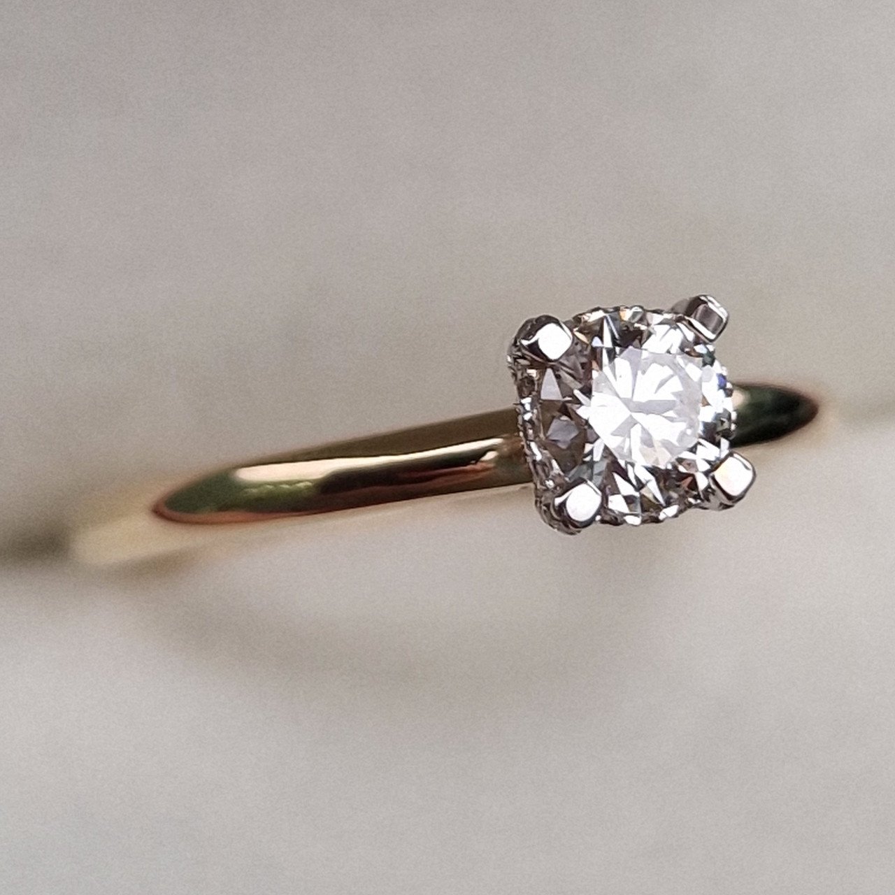 Кольцо Deimantas 99251193 17,5р 2,61гр 0,41ct. купить,NaN