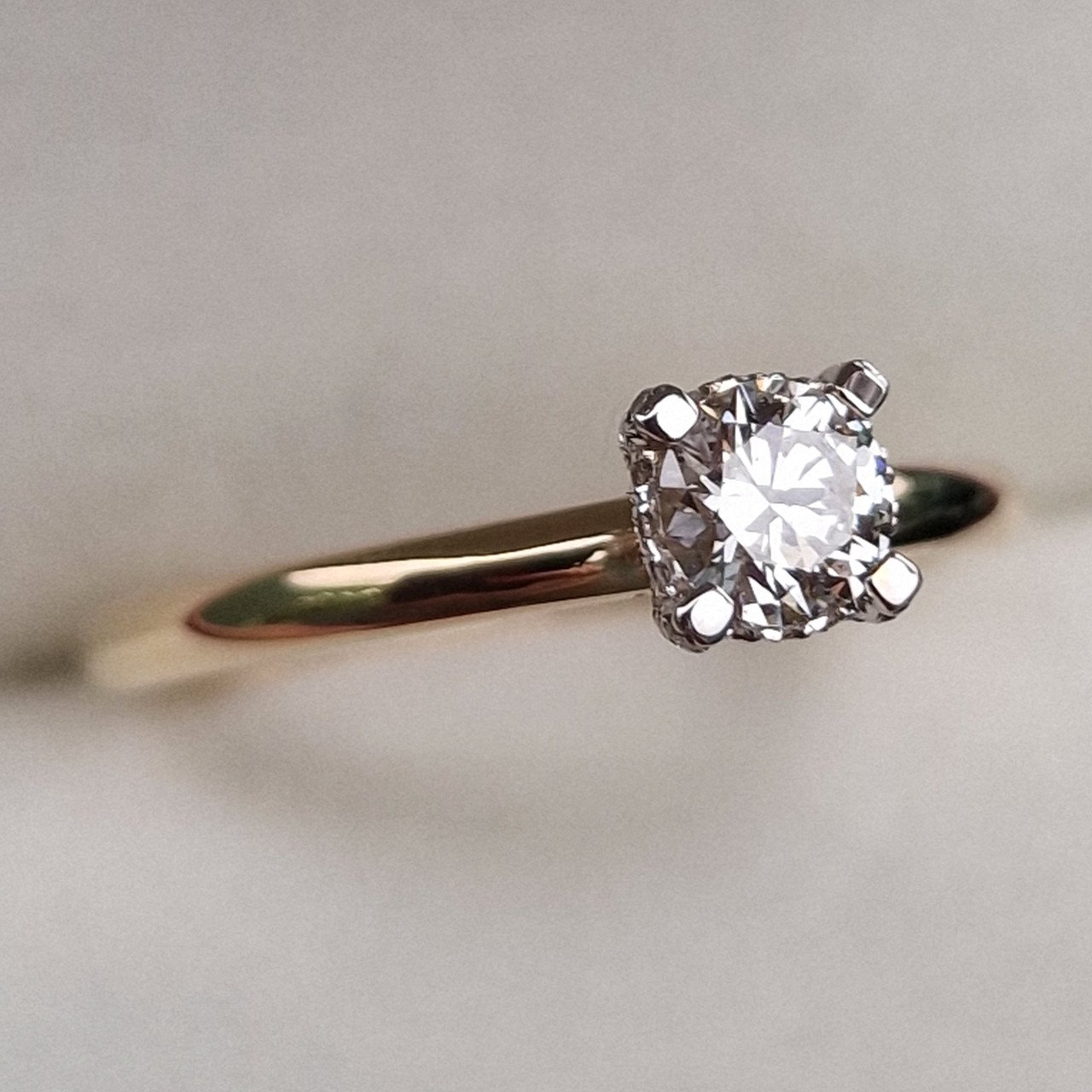 Кольцо Deimantas 99251193 17,5р 2,61гр 0,41ct. купить,NaN