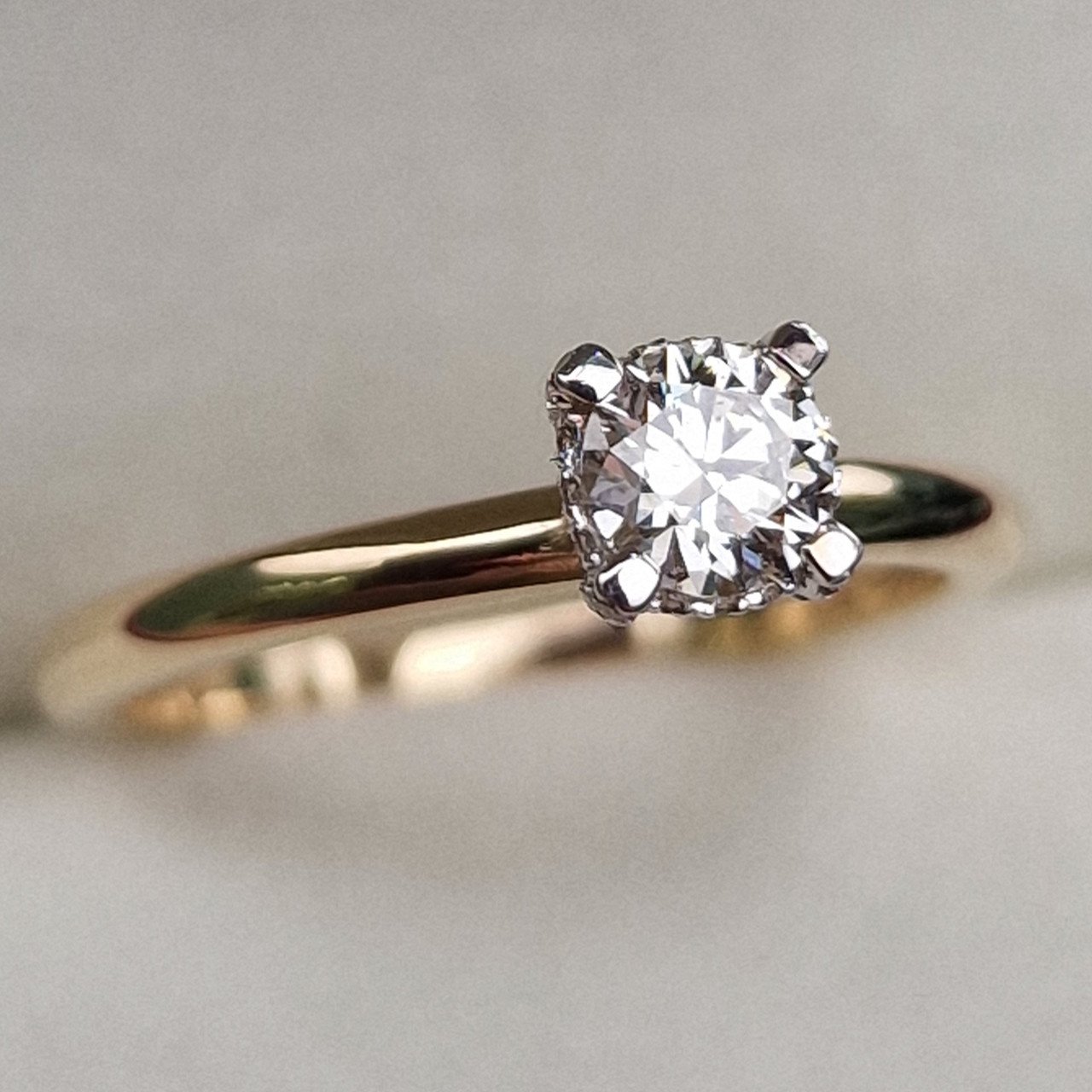 Кольцо Deimantas 99251193 17,5р 2,61гр 0,41ct. купить,NaN
