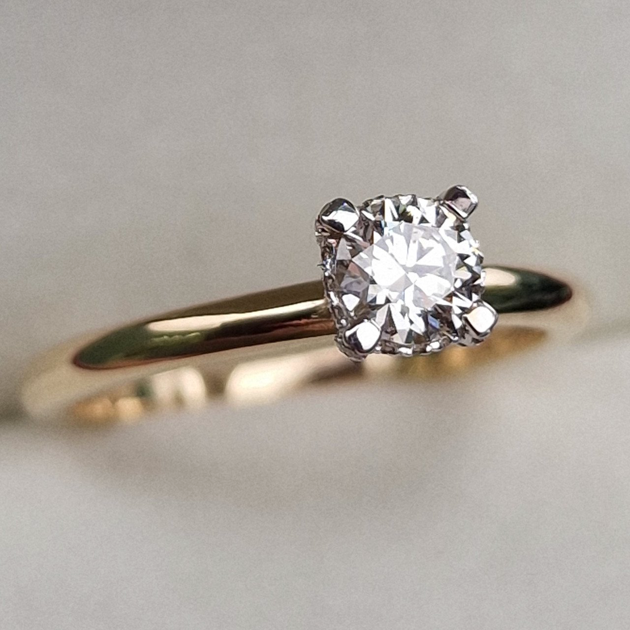 Кольцо Deimantas 99251193 17,5р 2,61гр 0,41ct. купить,NaN