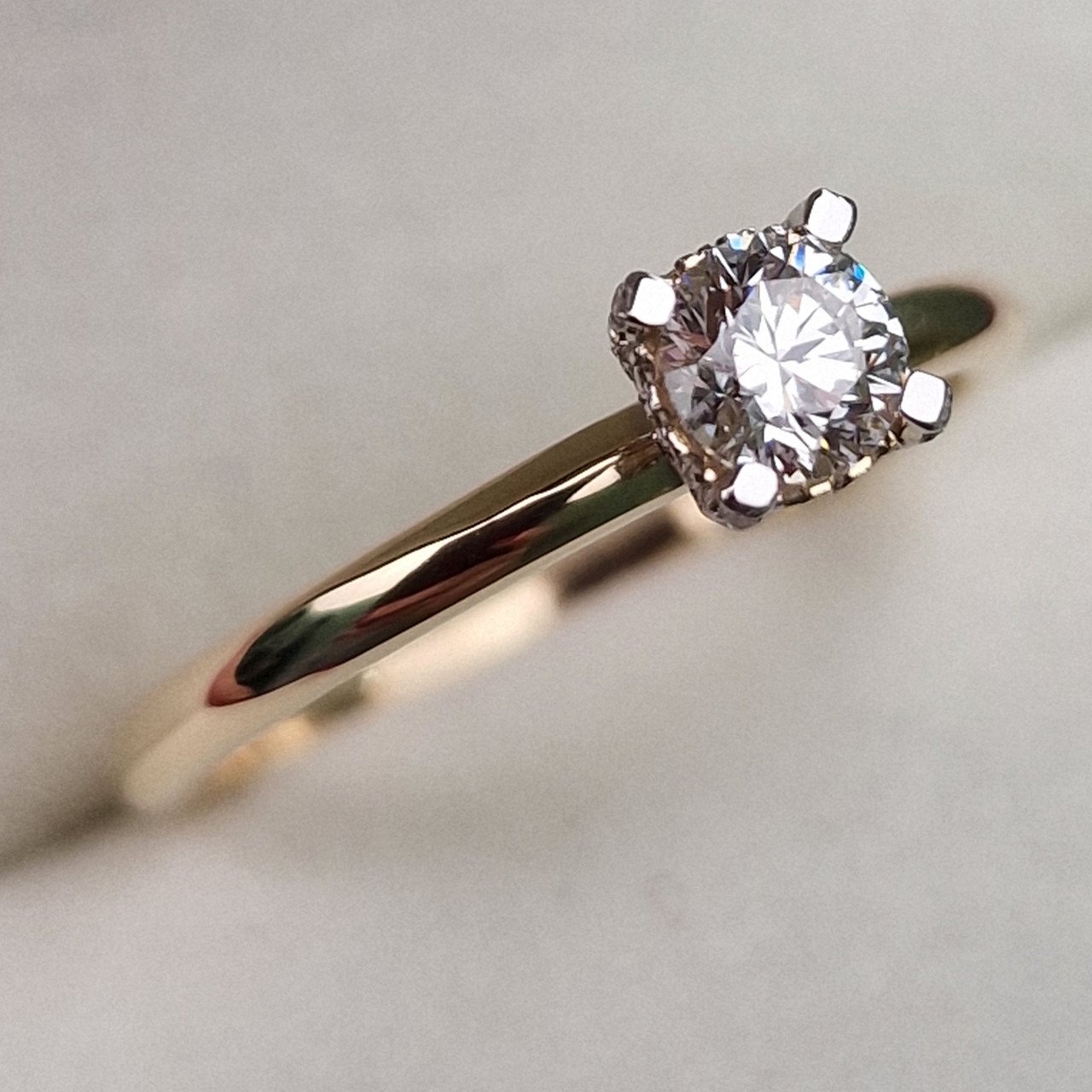 Кольцо Deimantas 99250796 16,5р 2,35гр 0,38ct. купить,NaN