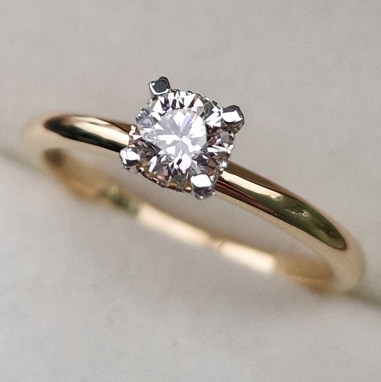 Кольцо Deimantas 99250796 16,5р 2,35гр 0,38ct. купить,NaN
