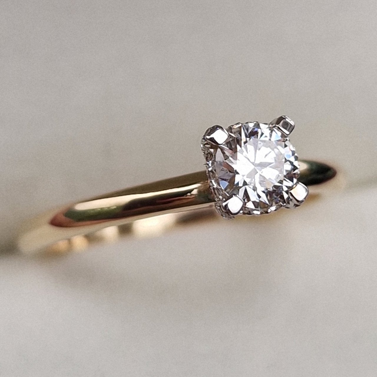 Кольцо Deimantas 99251193 17,5р 2,61гр 0,41ct. купить,NaN