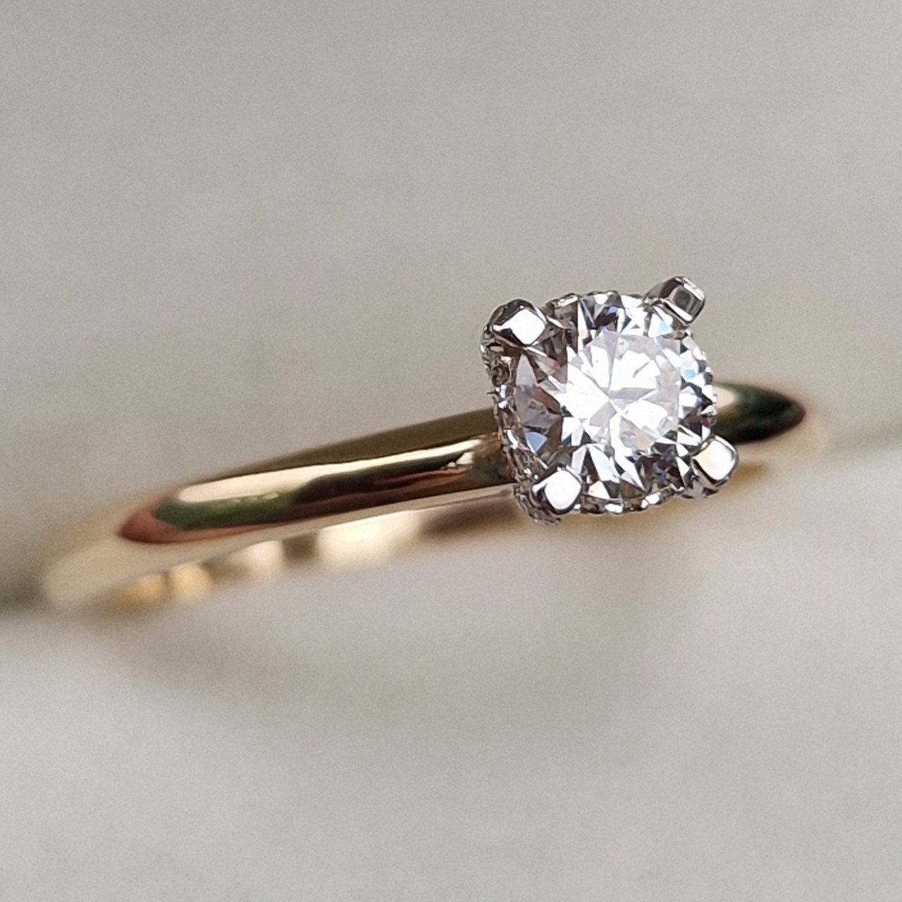 Кольцо Deimantas 99251193 17,5р 2,61гр 0,41ct. купить,NaN