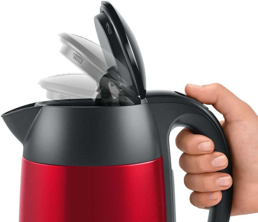Электрический чайник Bosch TWK3P424 красный купить,NaN