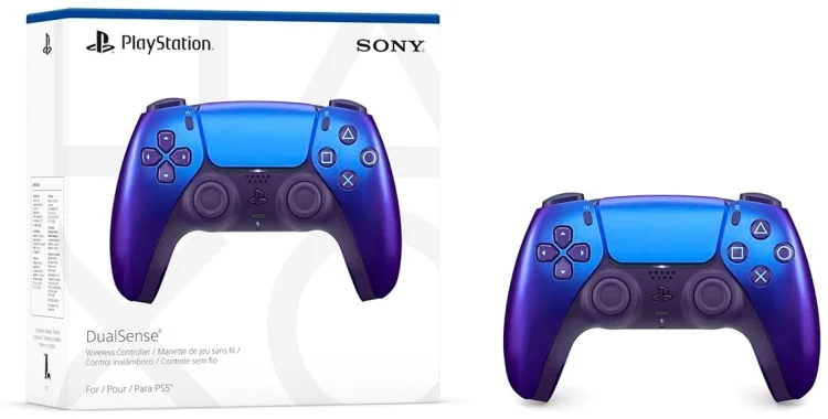 Игровой контроллер Siee PS5 DualSense Controller Chroma Indigo синий купить,0