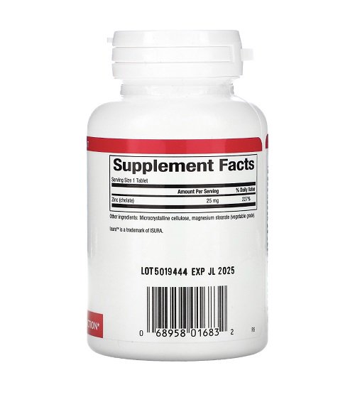 Natural Factors Zinc chelate 25mg таблетки 90 шт - ForteMarket Natural Factors Zinc chelate 25mg таблетки 90 шт купить,0
